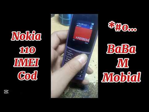 IMEI repair code of Nokia 110  .