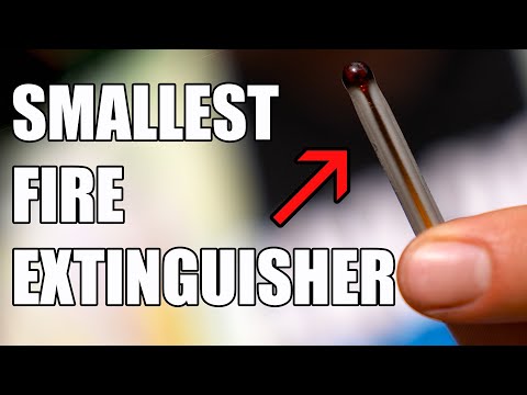 Fighting Fire with the World's Smallest Fire Extinguisher