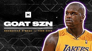Shaquille O&#39;Neal 99-00 Season Highlights - Most Dominant Ever! | GOAT SZN
