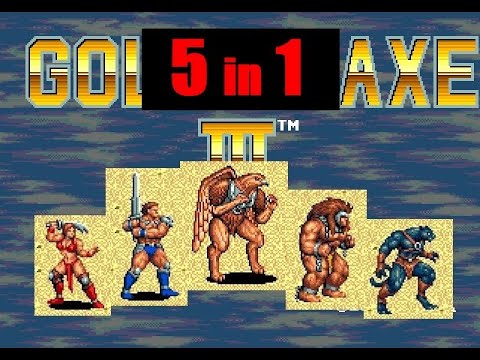 Golden Axe 3 (No Damage) Playthrough (Sega) / Прохождение (Без Повреждений) PLAY FOR ALL WARRIORS