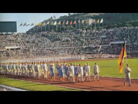 Prince Constantine of Greece wins a sailing gold medal in Naples, Italy at the 1960 Rome Olympics.