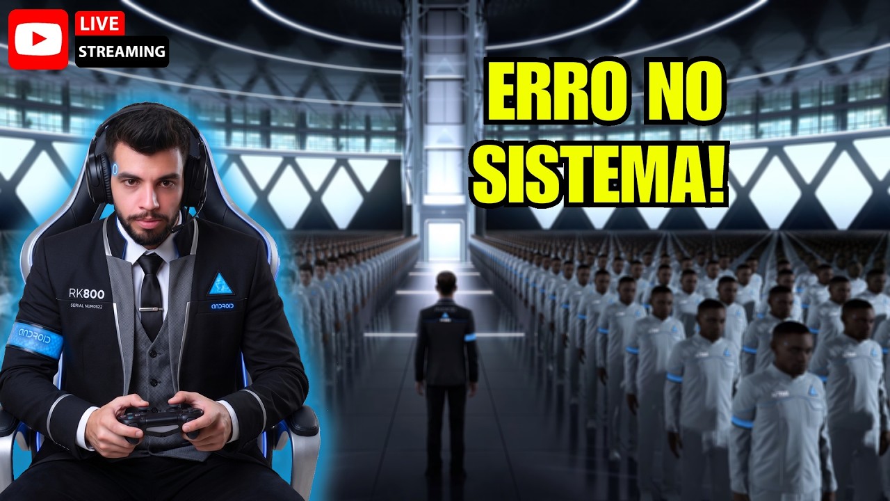 CADA DECISÃO IMPORTA! 💥 Detroit Become Human Ao Vivo | Campanhas de Connor, Kara e Markus