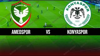 AMEDSPOR - KONYASPOR MAÇI | eFootball 21 Türkçe Oyun