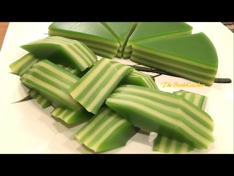 Bánh Da Lợn Đậu Xanh/Lá Dứa - Steamed Vietnamese Layers Cake