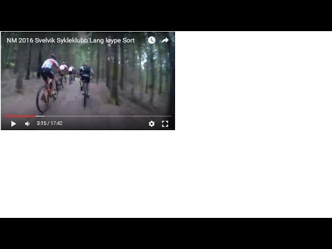 NM 2016 Svelvik Sykleklubb Lang løype Sort