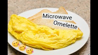How To Make Microwave  Omelette
