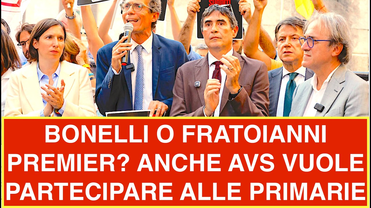 BONELLI O FRATOIANNI PREMIER? ANCHE AVS VUOLE PARTECIPARE ALLE PRIMARIE