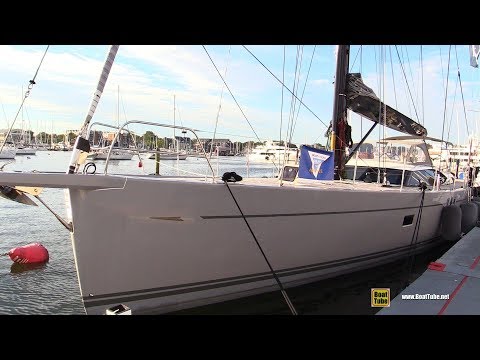 2016 Oyster 745 Graycious Sailing Yacht - Quick Walkaround - 2017 Annapolis Sail Boat Show