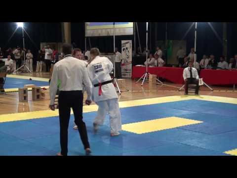 BritishKarate Kyokushinkai 8th Cup of Europe Brigita Gustaityte v Francesca Morreale