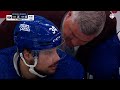 Frustration on Leafs Bench | Keefe, Matthews, Marner, Nylander