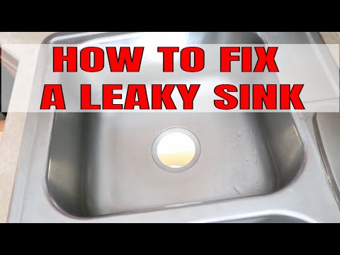 How to Fix a Leaking Sink // Leaky Sink Basket Strainer // Kitchen Sink Basket Strainer Installation