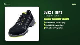 Uvex 1 8543 | S1 SRC ESD iş ayakkabısı