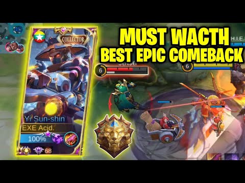 MUST WATCH ! BEST EPIC COMEBACK YI SUN SHIN LATEGAME RANK LEGEND | EPIC COMEBACK TERGILA YSS PASIF