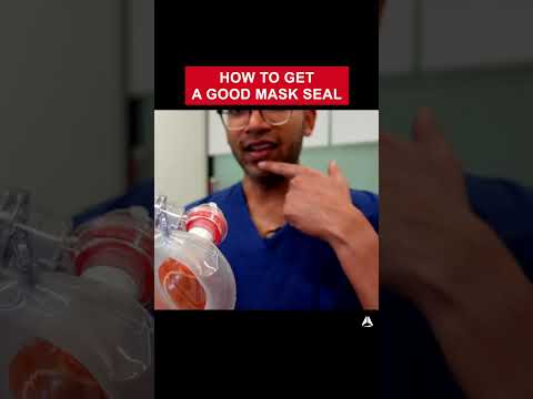 How to Get a Good Mask Seal | #anesthesia #bagmaskventilation #airway