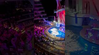 Aquatheater Show on Symphony of the Seas.  #royalcaribbeancruiseship #show #cruisetour #cruiselife