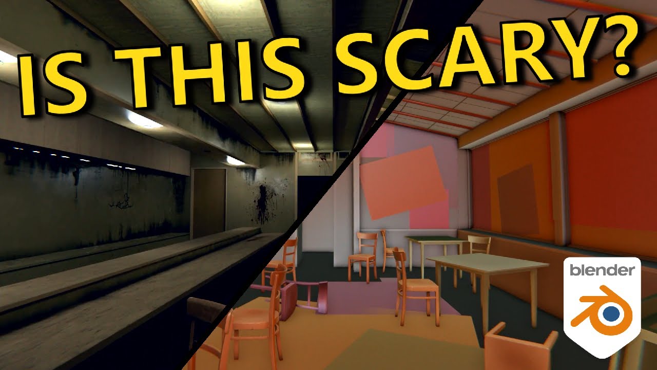 Abandoned Restaurant in Blender | Render Breakdown