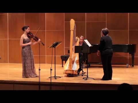 GENZMER - Trio for Flute, Viola, and Harp: 3. Notturno - Emily Cantrell, viola - 2013