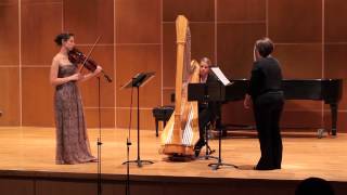 GENZMER - Trio for Flute, Viola, and Harp: 3. Notturno - Emily Cantrell, viola - 2013
