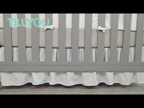 YouTube video about: How to put on a crib skirt?