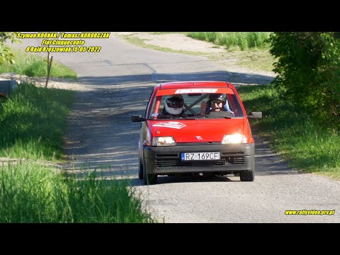 Szymon KORNAK / Tomasz KOROBCZAK - Fiat Cinquecento - 8 Rajd Rzeszowiak 15-05-2022