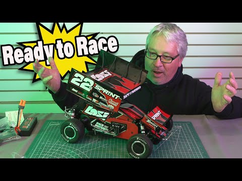 Losi RC Sprint car is Box stock and Ready to Race