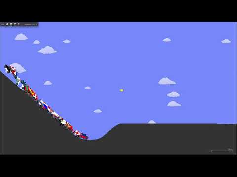 Europe Car Race | Country Cars | Algodoo | Season 1