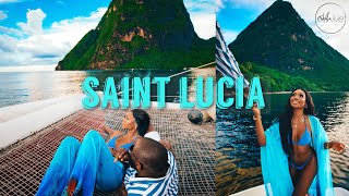 VLOG | SAINT LUCIA 3.0 & THE MOST ROMANTIC TRIP & OVER WATER BUNGALOW!!