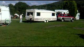 preview picture of video 'caravan off home ammbergate hurt arms campsite'
