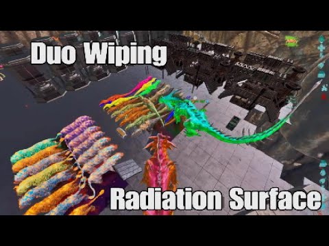Duo Speed Wiping Fully Built Rad Surface.. Ark Official Small Tribes PvP