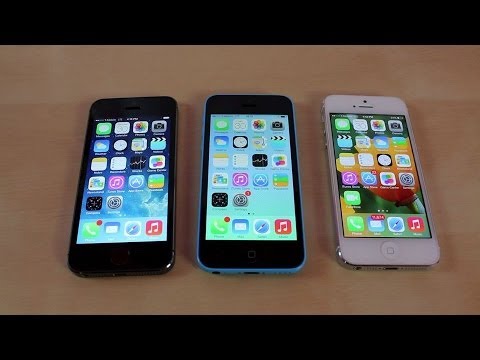 Apple iPhone 5S vs 5C vs 5 Speed Tests Comparison! | BenchMark Differences