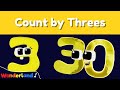 Wonderland Songs Count By Threes Song Learn To Count Kids Songs