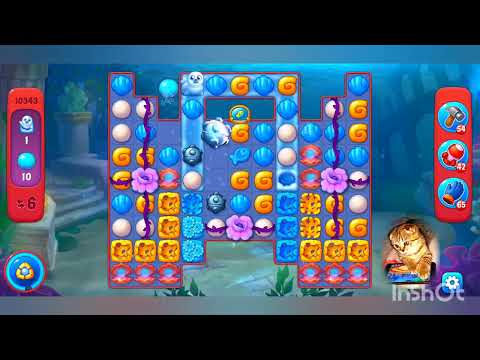 Fishdom,10343 level,no Booster - 10343 уровень, прохождение без бустеров.