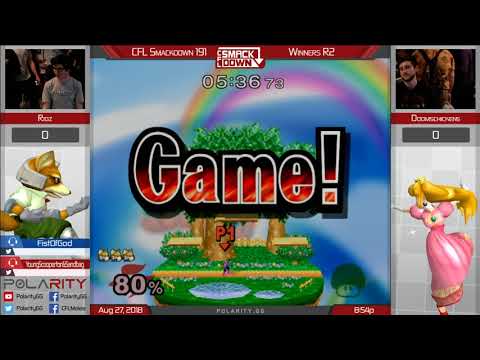 CFL Smackdown 191 Melee - Ridz (Fox) vs Doomchickens (Peach) - Winners R2