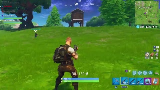 FORTNITEやりますよ。ドン勝つ目指して。