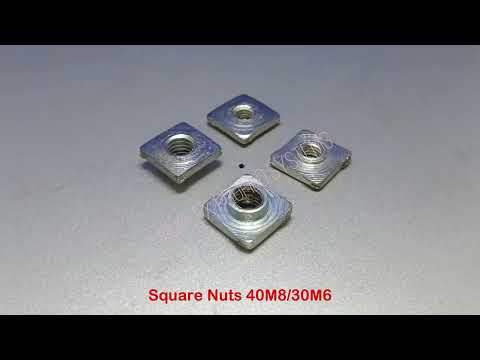 Square Nuts for Aluminium Profile