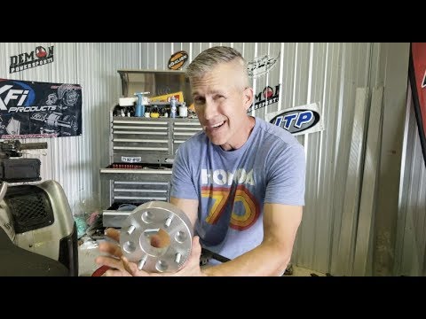 ATV/ UTV Wheel Spacers, why they are handy!  PowerModz!