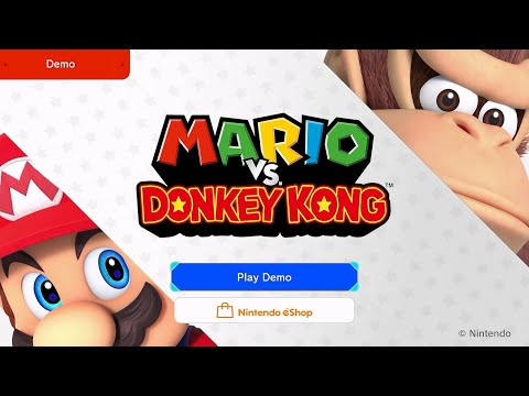 Mario vs. Donkey Kong - Full Demo Gameplay [Switch]