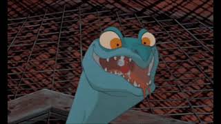 Bernard eaten by Joanna (edit) #bernard #joanna #joannalizard #rescuersdownunder #disney