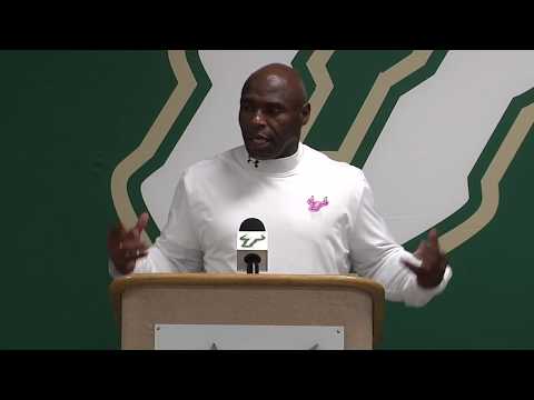 USF Football: Cincinnati Post Game - Coach Strong