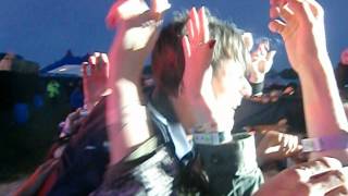 Suede - Brett Anderson Front Row Barrier - Hop Farm 2012