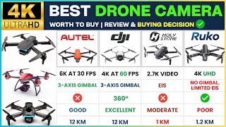 Top 5 Best 4K Drone Cameras in 2025 🚀 | DJI Mini 4 Pro, Autel, Holy Stone & More!
