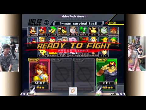 PRIME II : Melee Pools - CubT (Peach) vs Exor (C.Falcon)