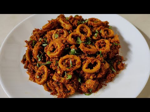 Squids Sukka / Bondas Dry Recipe 😋 • Mangalorian Style Bondas Dry Sukka Recipe • Squids Sukka Recipe