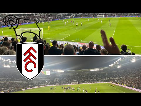Scenes and limbs as Derby stop Fulham’s promotion party! Derby vs Fulham vlog!