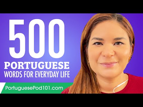 500 Portuguese Words for Everyday Life - Basic Vocabulary #25