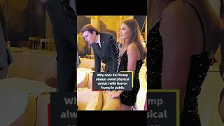 Why does Kai Trump always avoid physical contact with Barron Trump in public?