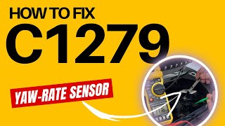 Test & Fix Ford C1279 Yaw Rate Sensor Fault Code | ABS & ESP Fault Code