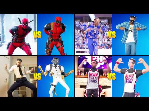 Los 100 mejores bailes de Fortnite en la vida real