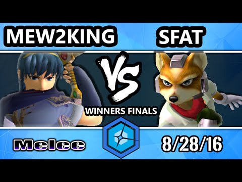 Shine 2016 SSBM - Echo MVG | Mew2King (Marth) Vs. CLG | SFAT (Fox) Smash Melee Winners Finals