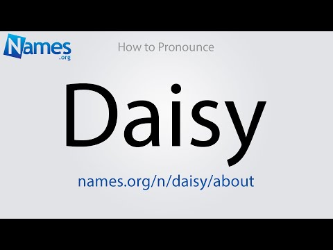 How to Pronounce Daisy